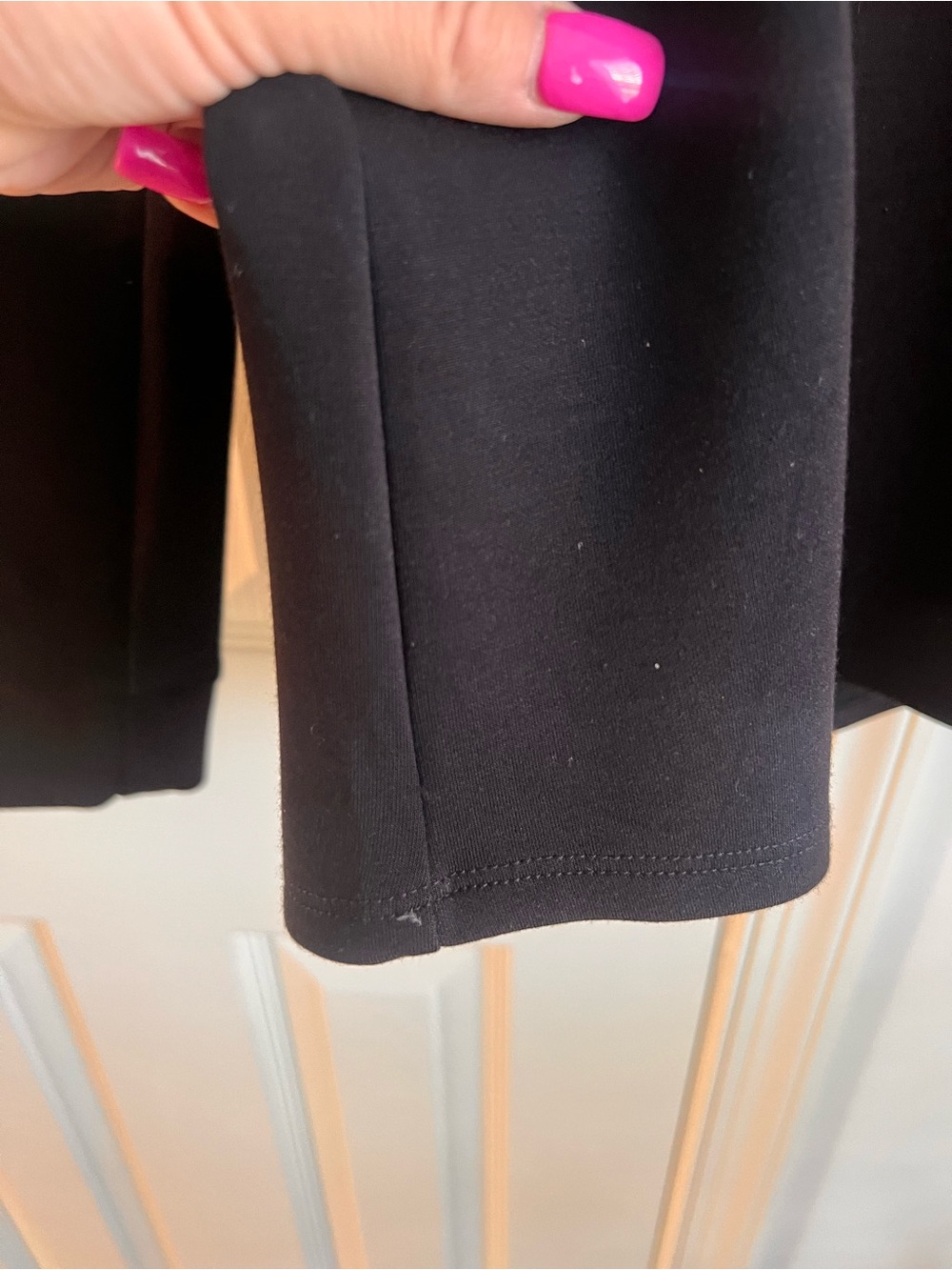 Black Scuba Embellished Half-Zip Pullover 1/M - Picture 7 of 7